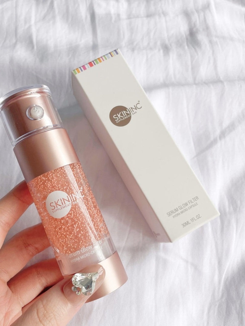 SKININC Serum Glow Filter in Rose Gold